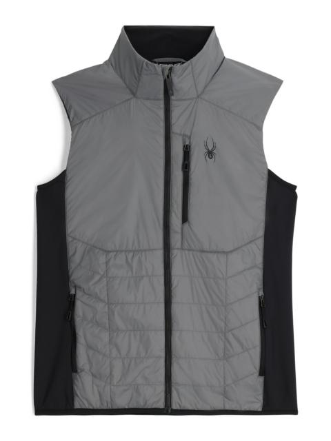 SPYDER Mens Glissade Vest - Storm