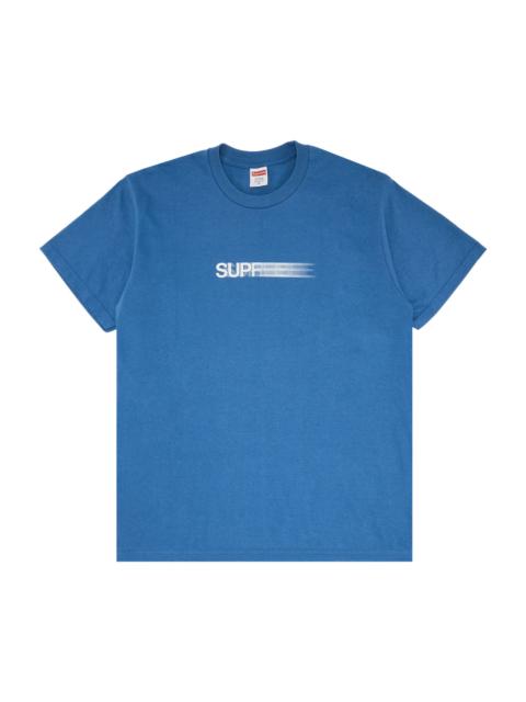 Supreme Supreme Motion Logo Tee 'Faded Blue'