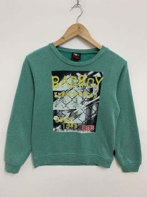 Other Designers Vintage - Vtg 90s Badboy Sweatshirt Small Green