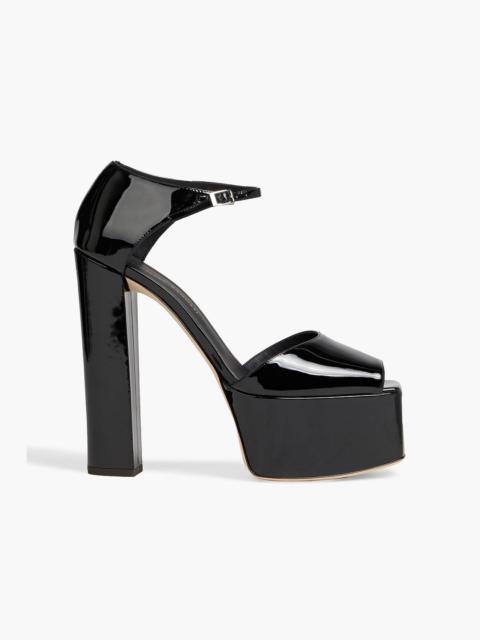 Giuseppe Zanotti Bebe Touch patent-leather platform sandals