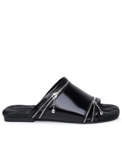 Burberry Burberry Black Leather Slippers