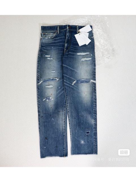 visvim Visvim 22AW ICT Journeyman Pants (Tacked Crash / Paisley / JM / Distressed Denim)