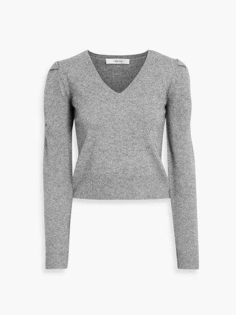FRAME Frankie ruched wool-blend sweater
