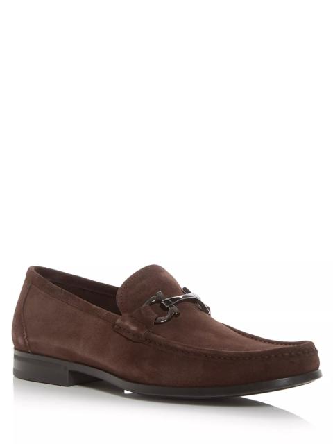 FERRAGAMO Men's Grandioso Suede Loafers
