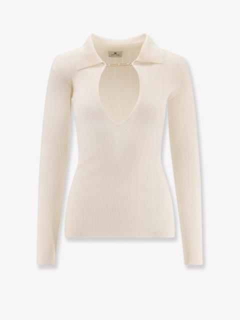 ELISABETTA FRANCHI Elisabetta Franchi Lyocell Blend Sweater