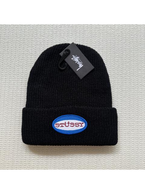 Stüssy Stussy Beanie Hat Oval Patch / Black