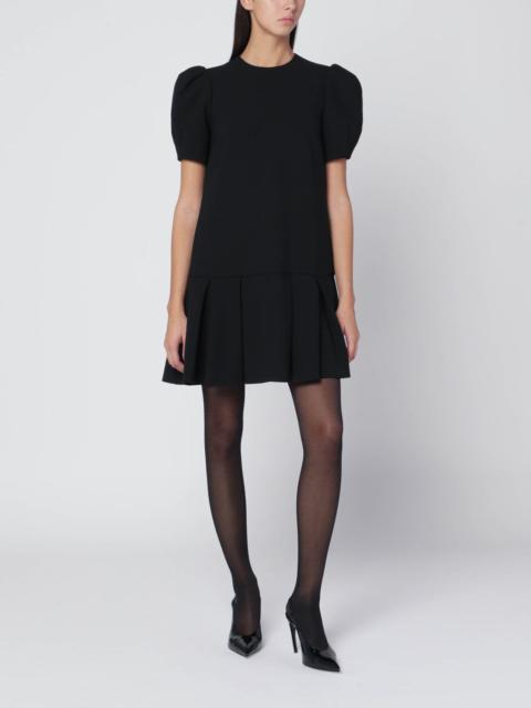 Moschino Black mini dress with pleats