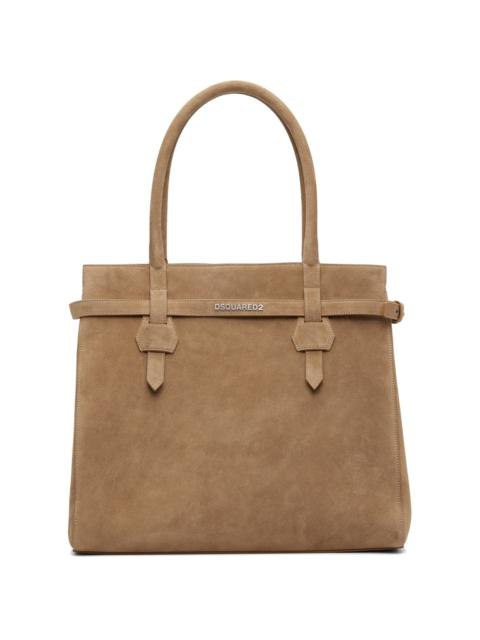 DSQUARED2 Tan Twin Shopping Tote
