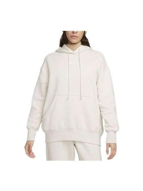 Nike (WMNS) Nike Sportswear Phoenix Fleece Oversized Pullover Hoodie 'Light Orewood Brown' DQ5860-104