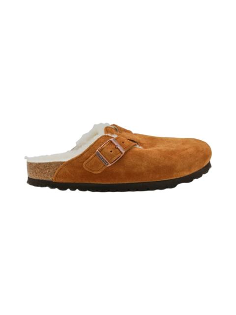 BIRKENSTOCK Camel Boston Shearling Flats