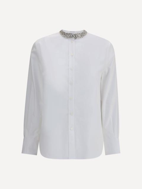 Alexander McQueen Shirt with embellished collar