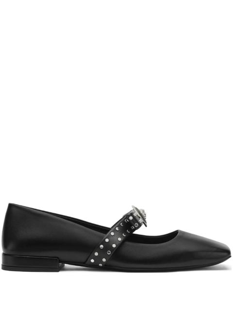 VERSACE Women T.20 Calf Leather Flats