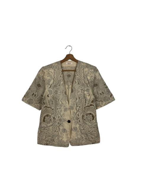 Other Designers Vintage - DREXXON DORIAN Embroidered Single Button SS Jacket #1810-C20