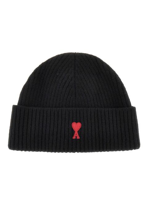AMI Paris Ami Men 'Ami De Coeur' Wool Beanie Hat