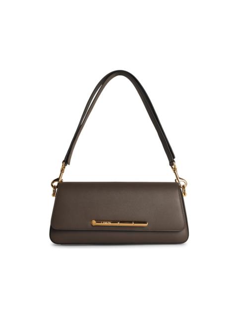 'sequence' Brown Leather Crossbody Bag