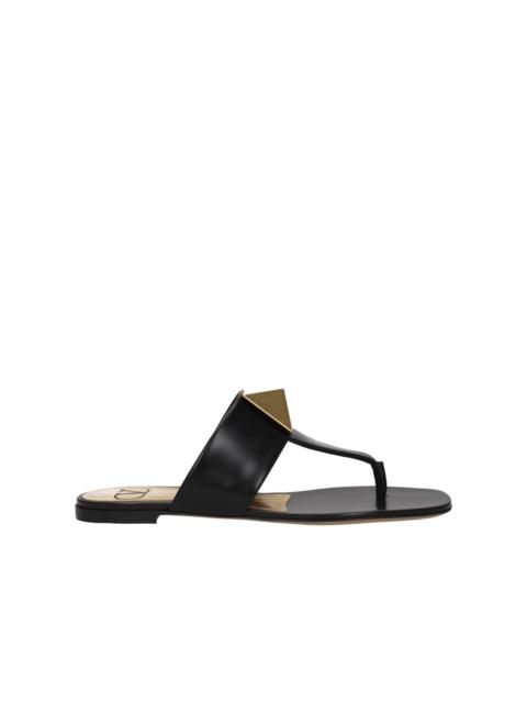 Valentino Valentino Garavani One Stud Leather Thong Sandals Women