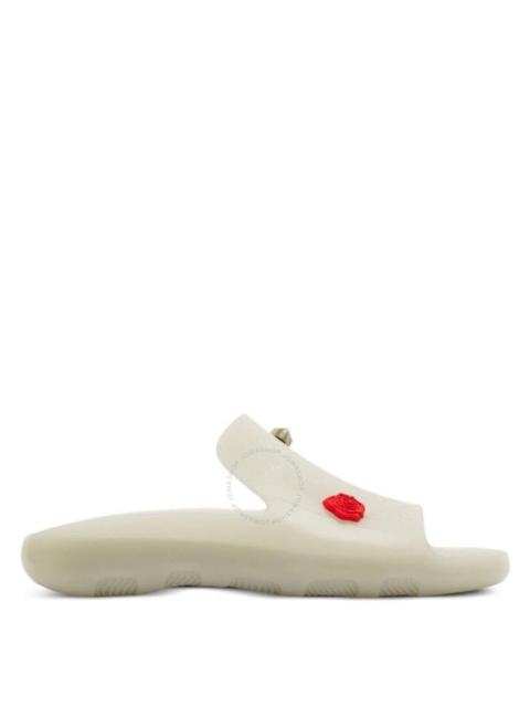 Burberry Applique-Detail Rubber Stingray Slides