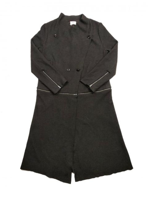 Other Designers Archival Clothing - Editt by Yecca Vecca Zipper Rayon Coat Long Jacket