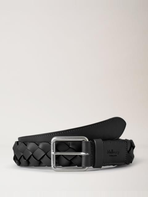 Mulberry Heritage Braided Belt
Black Silky Calf