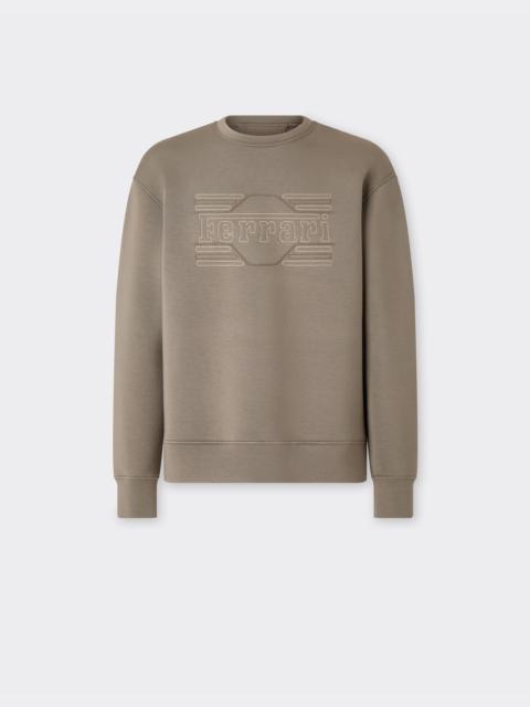 Ferrari Scuba sweatshirt with Ferrari embroidery