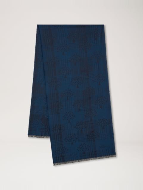 Mulberry Heritage Check & Tree Scarf
Night Sky Wool Blend