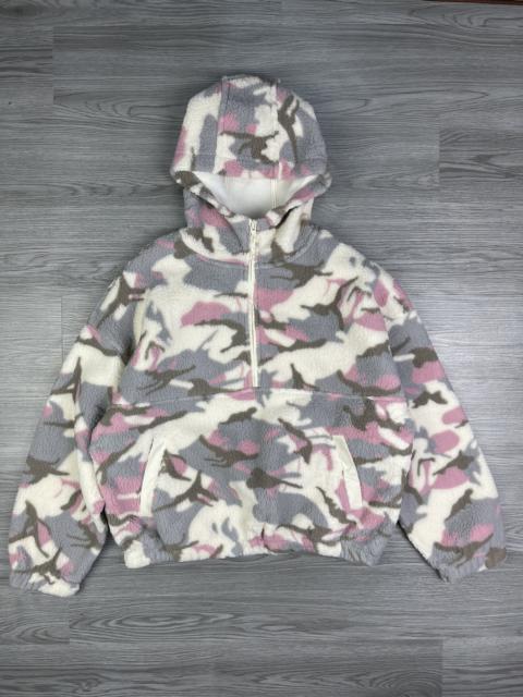 Other Designers Gap - 🔥🔥GAP jaquard camo sherpa fleece hoodies half zipper jacket