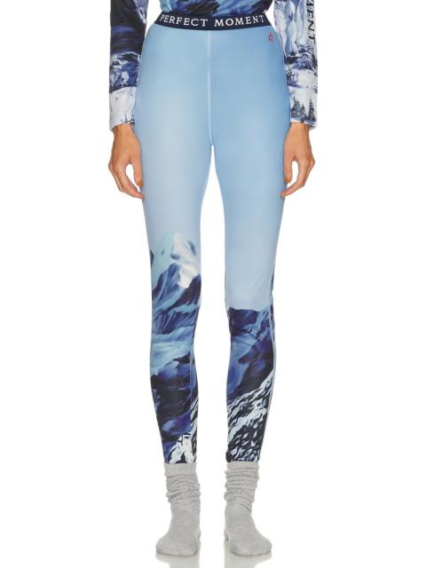 PERFECT MOMENT Printed Base Layer Legging