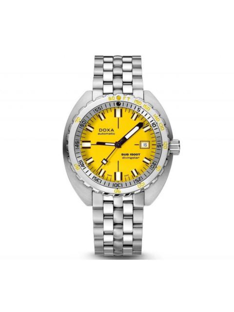 Doxa - Doxa SUB 1500T Divingstar Automatic Yellow Dial Men's Watch 881.10.361.10