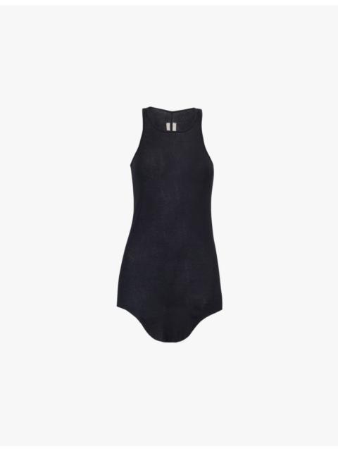 Rick Owens Round-neck sleeveless cotton-knit top
