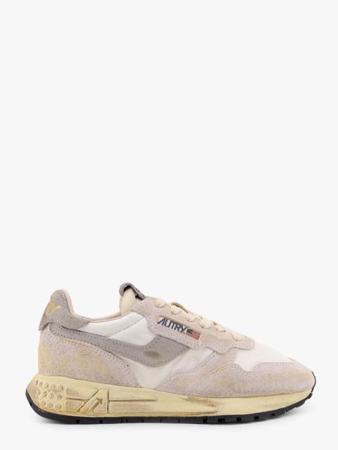 Reelwind low-top suede and nylon sneakers with used effect