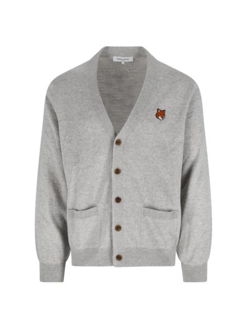 Maison Kitsuné 'FOX HEAD' CARDIGAN