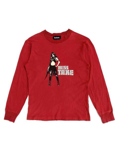 Hysteric Glamour Rare! Vintage Hysteric Glamour "Miss Take" Crewneck
