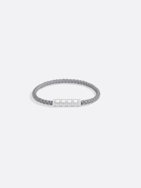Dior Cannage Braided Leather Bracelet