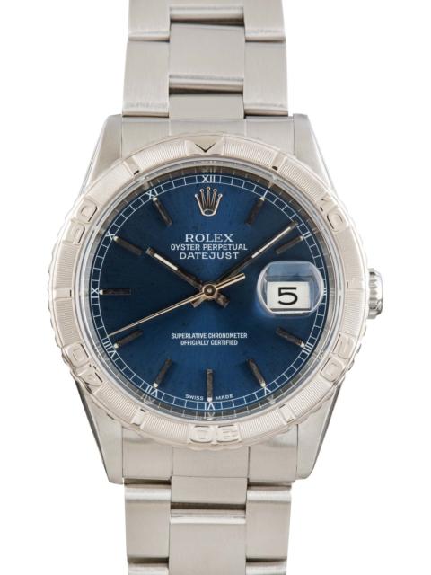 ROLEX Used Rolex Datejust Thunderbird 16264 Blue