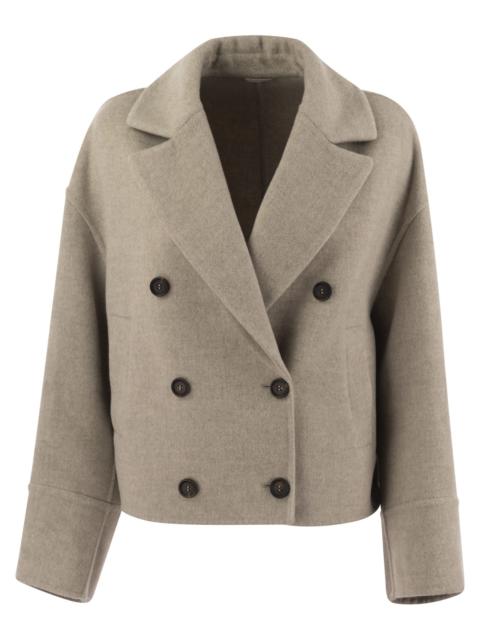 Brunello Cucinelli Brunello Cucinelli Women Double-Breasted Wool And Cashmere Short Coat