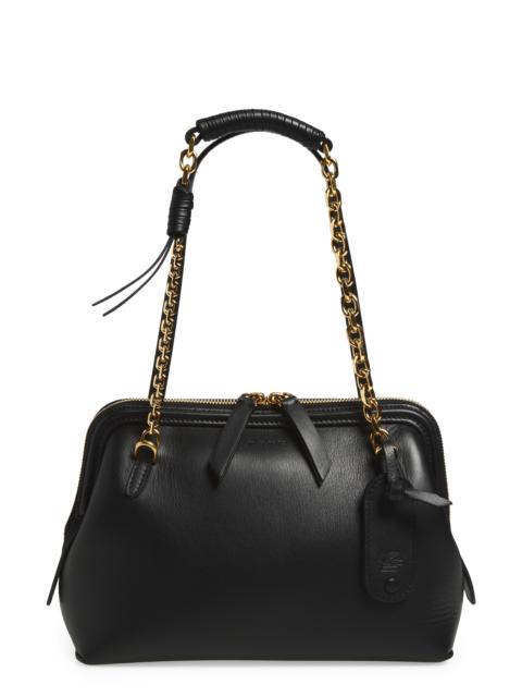 Etro Etro Small Doctor Leather Shoulder Bag in Black N0000 at Nordstrom