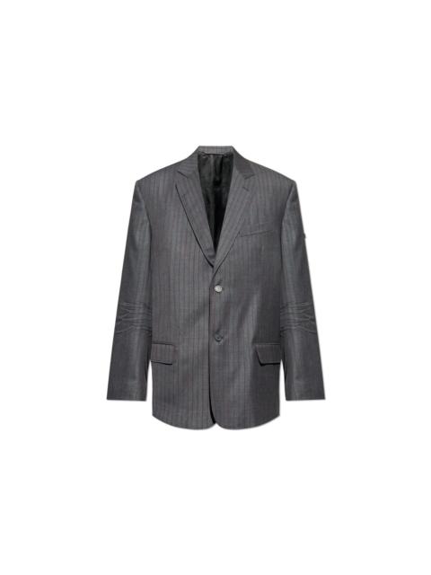BALENCIAGA BALENCIAGA Gray Wool Blazer Jacket New & Authentic (Men's si