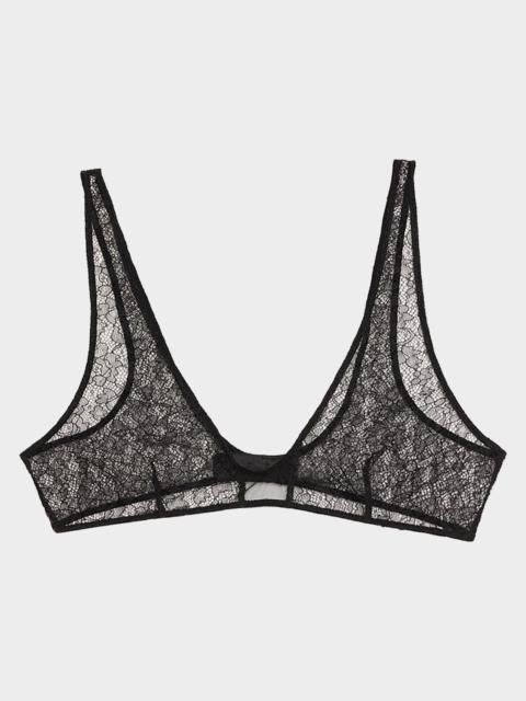KIKI DE MONTPARNASSE Petite Fleur Wireless Floral Lace Bra