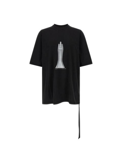 Rick Owens RICK OWENS DRKSHDW Jumbo Black Cotton Tshirt New & Authentic