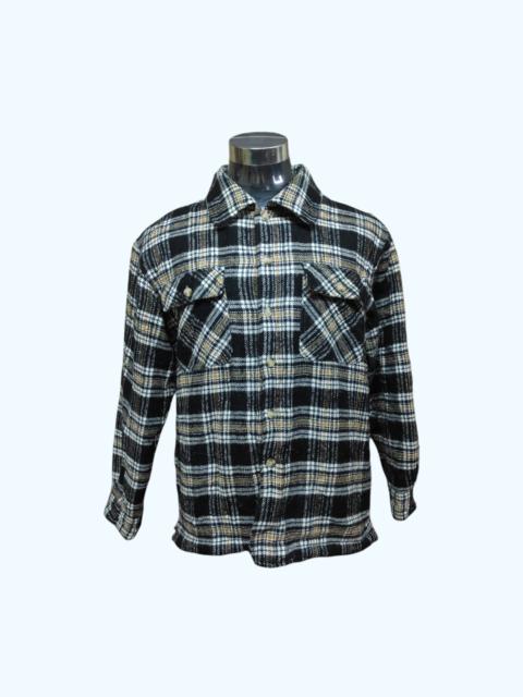 Other Designers Vintage - Vintage Flannel With Sherpa Lining Button Up by Scoqters