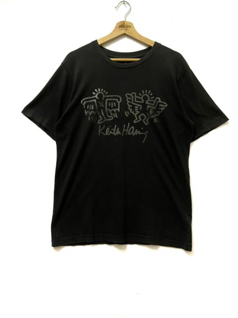 Other Designers Uniqlo - Keith Haring Flying Logo T-shirt Black