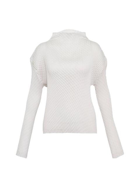 ISSEY MIYAKE Sleek Pleats Pleated Top