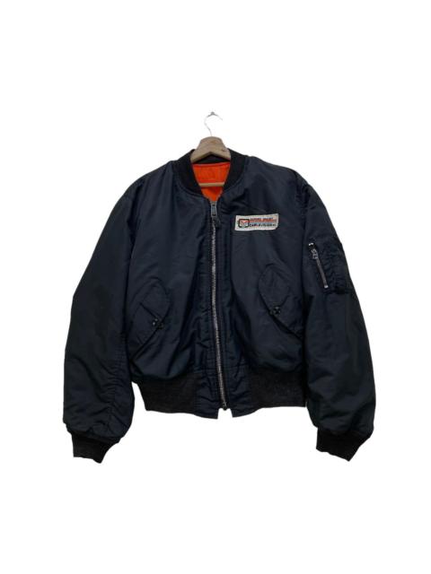 Other Designers Vintage - ⚡️Vtg Bomber Conrinth MfG Made In Usa Bomber Jacket Type Ma 1