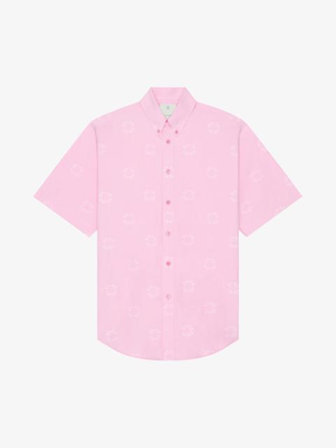 Givenchy SHIRT IN MONOGRAM 72 JACQUARD