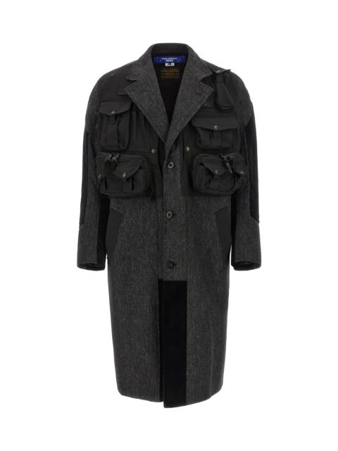 Junya Watanabe MAN Junya Watanabe Man Filson X Junya Tweed Coat With Pockets 1-Black