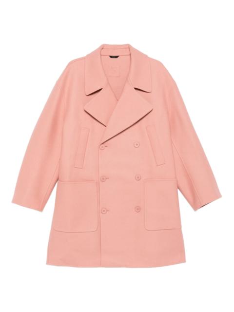 FENDI double-breasted patch-pocket coat