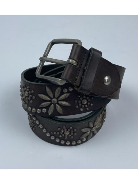 Other Designers Genuine Leather - studded leather belt tc7