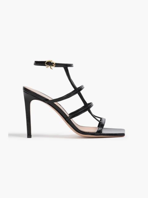 Gianvito Rossi Mondry 95 leather sandals