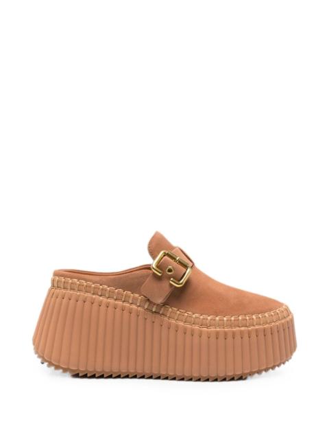 Chloé Chloe Women Nama Suede Leather Slippers