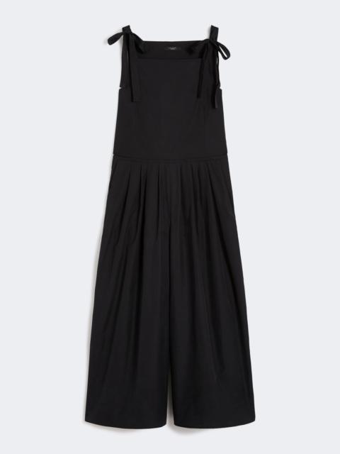 WEEKEND Max Mara Cotton poplin jumpsuit - BLACK